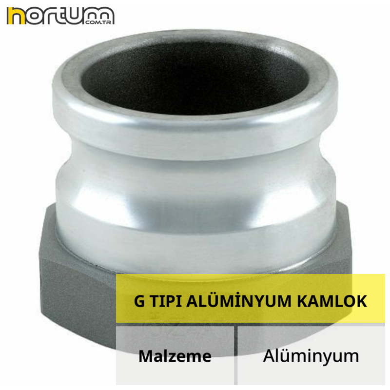 G TIPI ALÜMİNYUM KAMLOK 4'' - 20 Adet