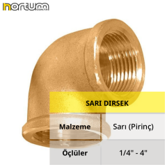 SARI DIRSEK 2'' - 20 Adet