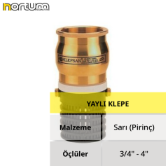 YAYLI KLEPE 1 1/2'' - 1 Adet