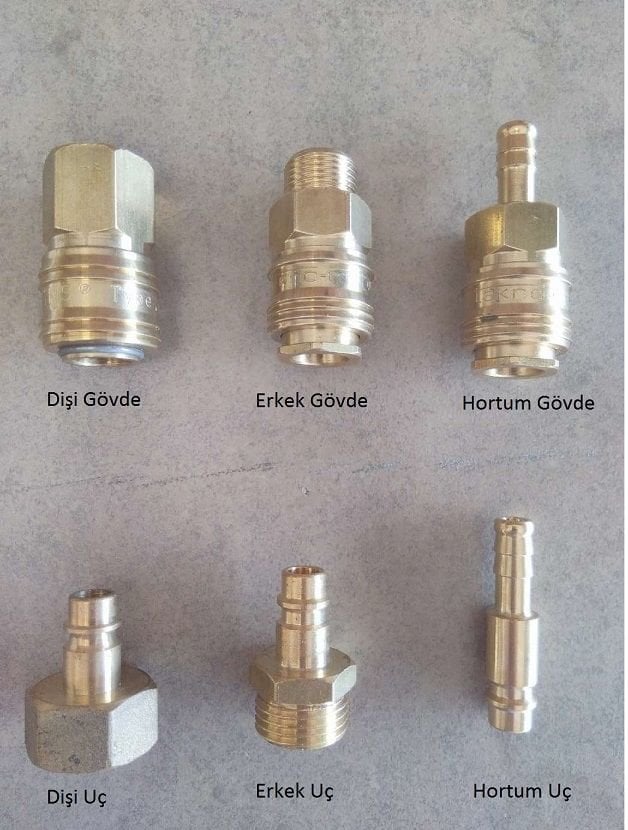 HAVA JAKI ERKEK GÖVDE (SARI) 1/2'' - 1 Adet