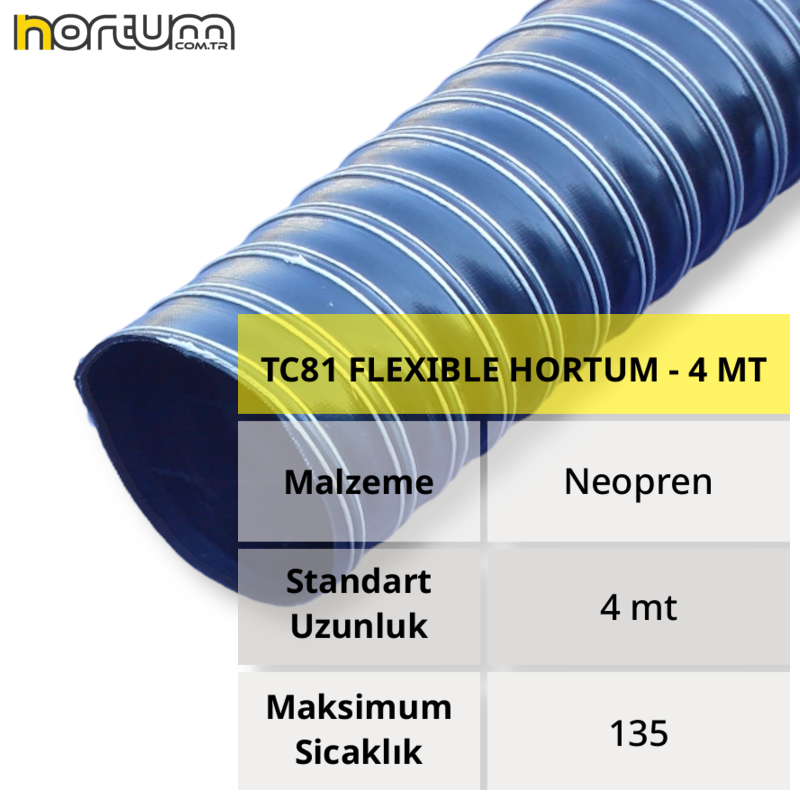TC81 FLEXIBLE HORTUM - 4 MT