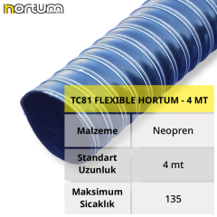 TC81 FLEXIBLE HORTUM - 4 MT